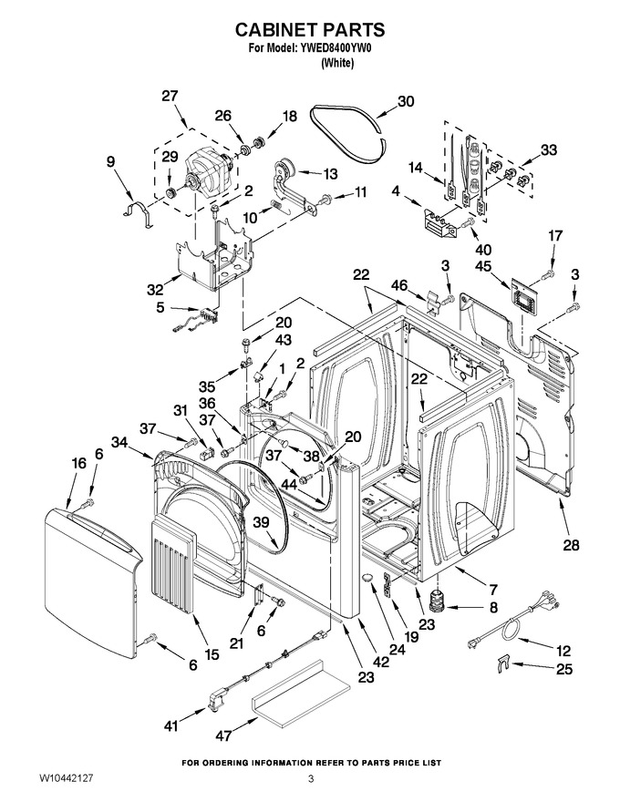 Diagram for YWED8400YW0