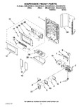 Diagram for 08 - Dispenser Front Parts