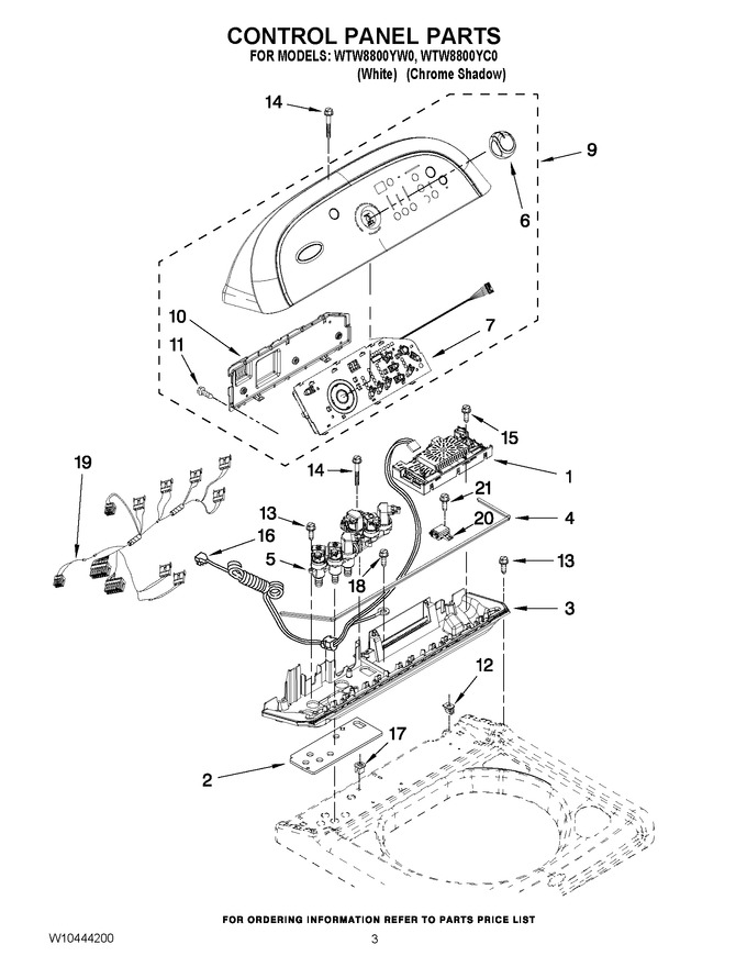 Diagram for WTW8800YC0