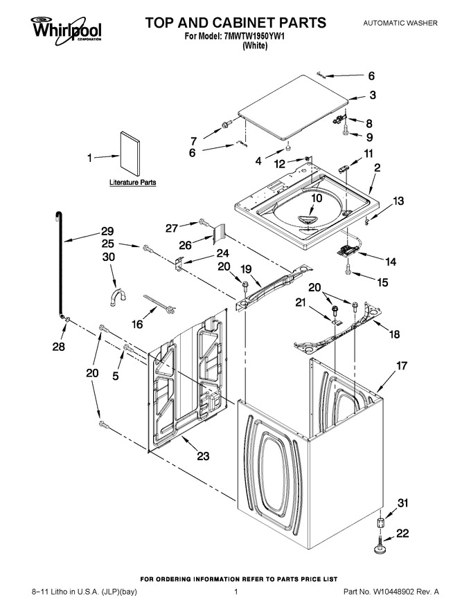 Diagram for 7MWTW1950YW1