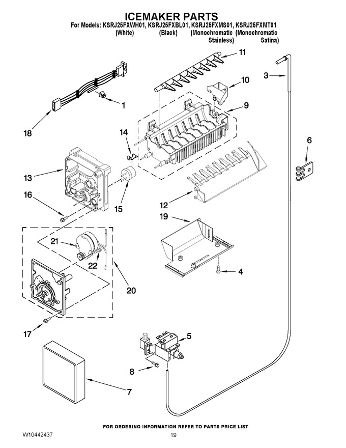 Diagram for KSRJ25FXWH01