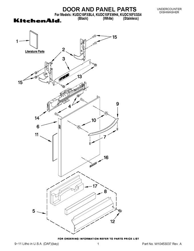 Diagram for KUDC10FXBL4