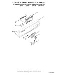 Diagram for 02 - Control Panel And Latch Parts