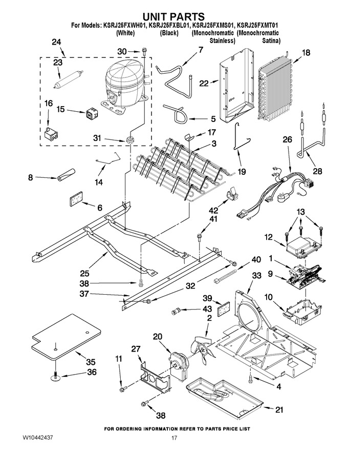 Diagram for KSRJ25FXWH01