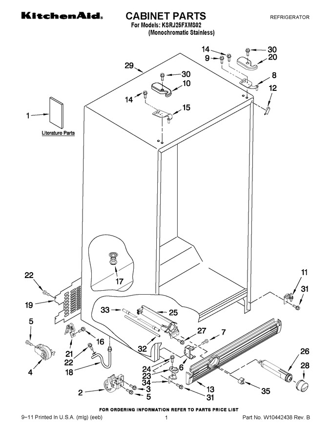 Diagram for KSRJ25FXMS02