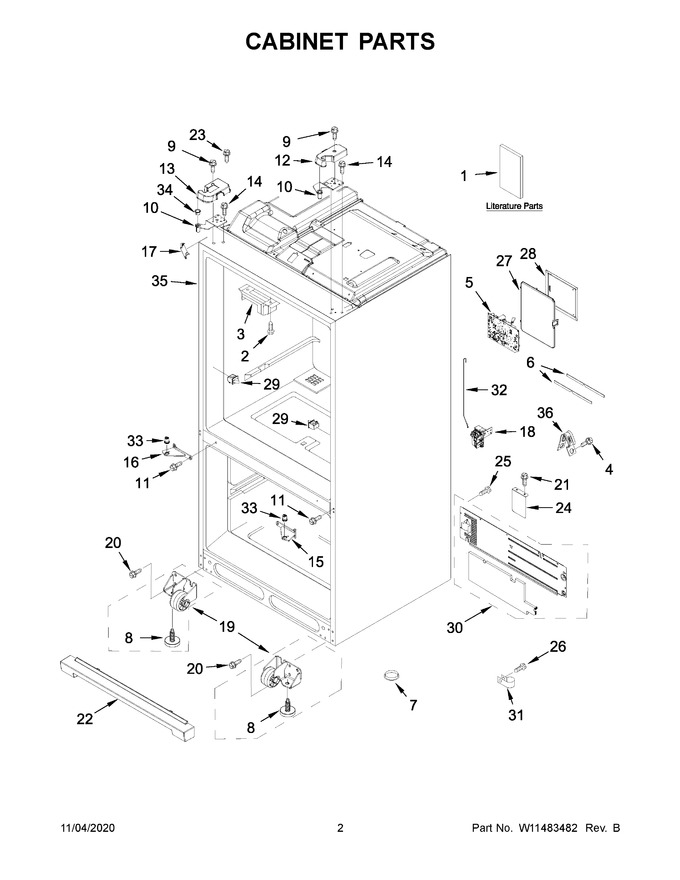 Diagram for WRF757SDHV02