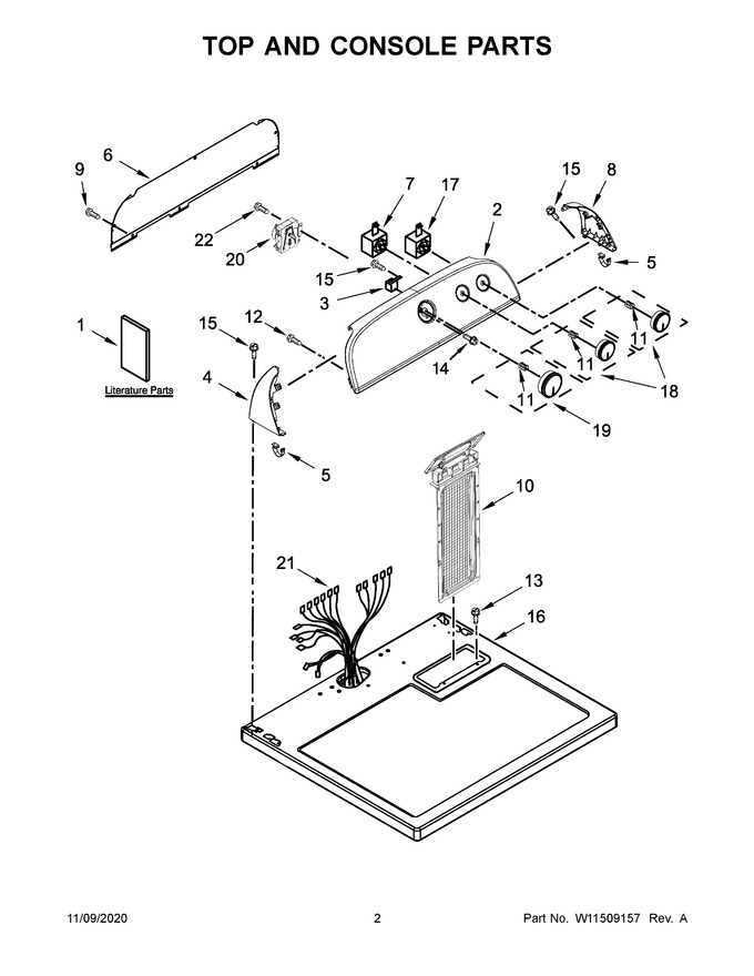 Diagram for WGD4815EW3