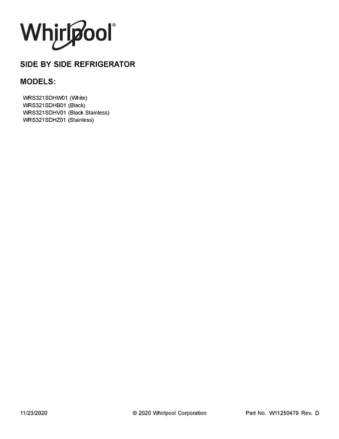 Diagram for WRS321SDHV01