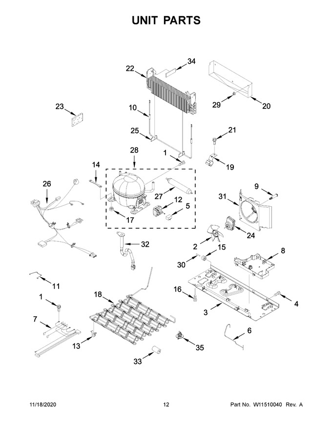Diagram for WRF535SWHB03