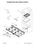 Diagram for 02 - Burner Box And Griddle Parts