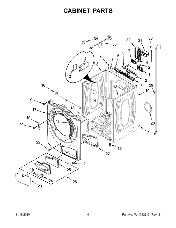 Diagram for YWHD560CHW0
