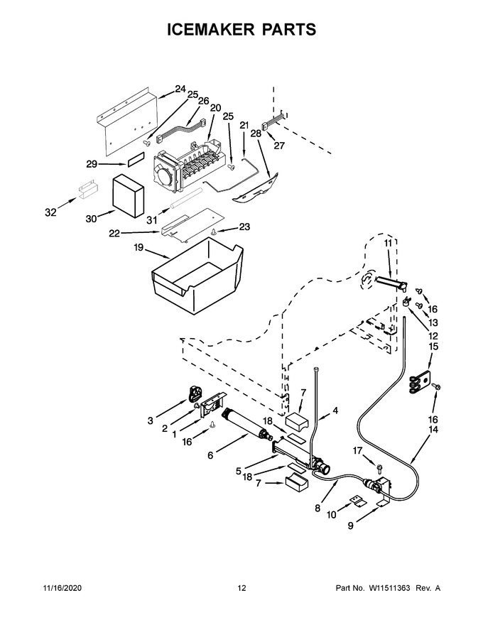 Diagram for KUDF204EPA01
