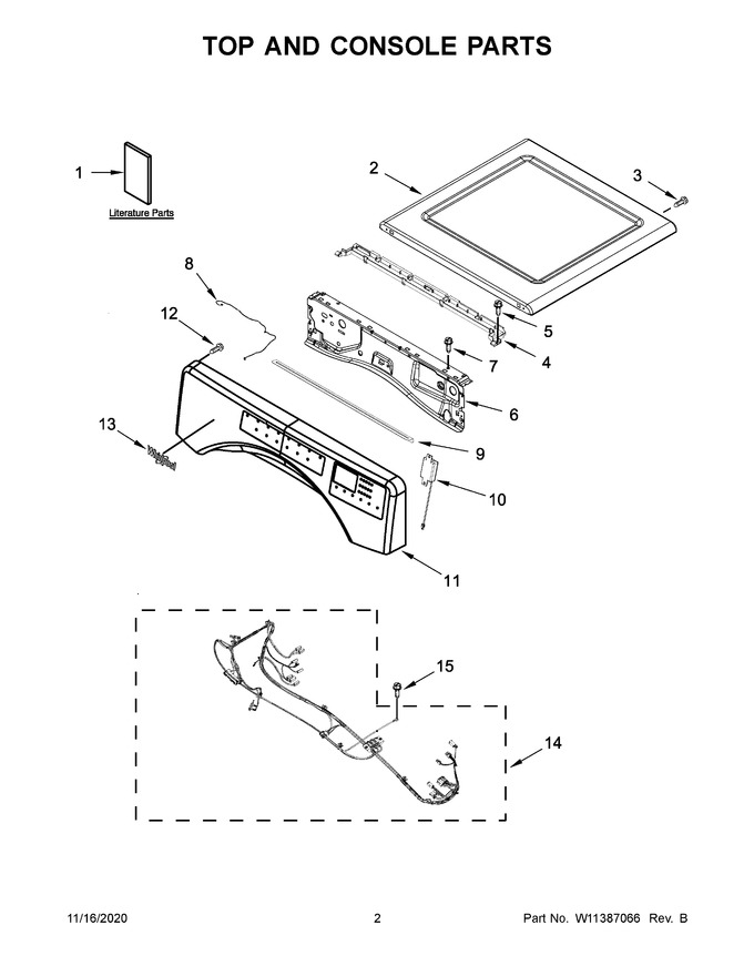 Diagram for YWHD560CHW1