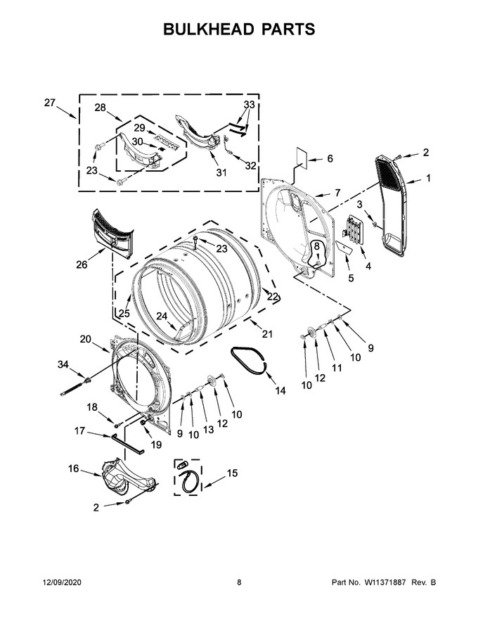 Diagram for WHD862CHC1