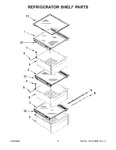 Diagram for 04 - Refrigerator Shelf Parts