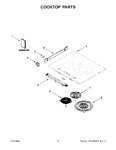 Diagram for 02 - Cooktop Parts