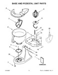 Diagram for 05 - Base And Pedestal Unit Parts