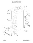 Diagram for 02 - Cabinet Parts