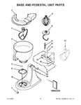 Diagram for 05 - Base And Pedestal Unit Parts