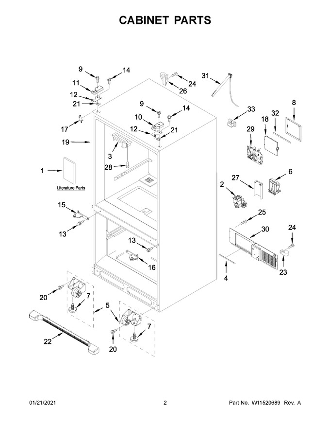 Diagram for WRF540CWHZ04