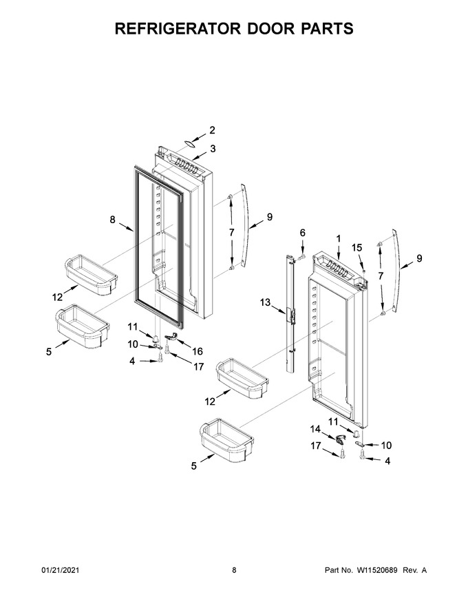 Diagram for WRF540CWHZ04