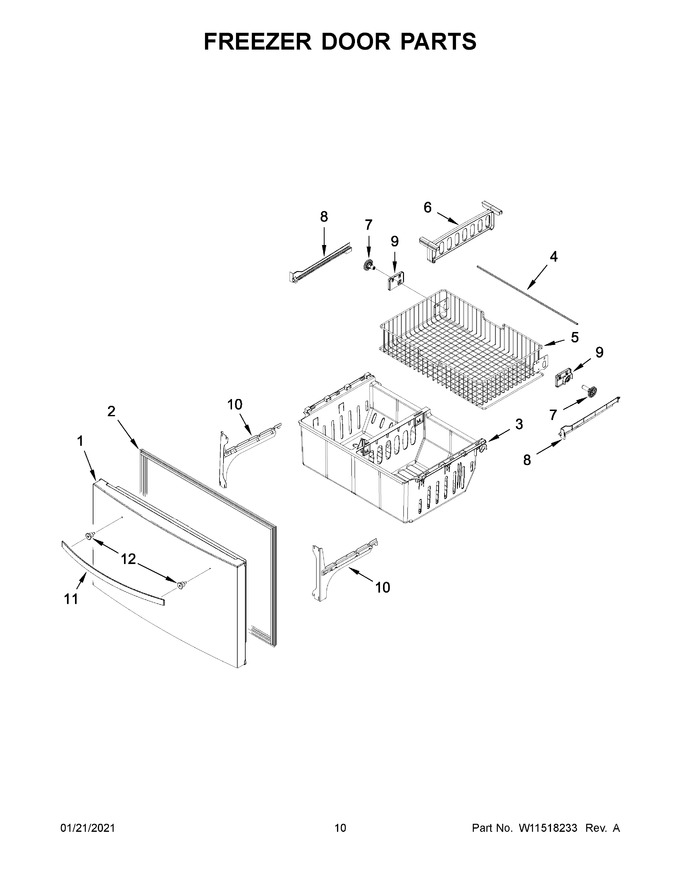 Diagram for WRX735SDHV03