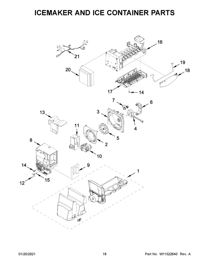 Diagram for WRF550CDHZ04