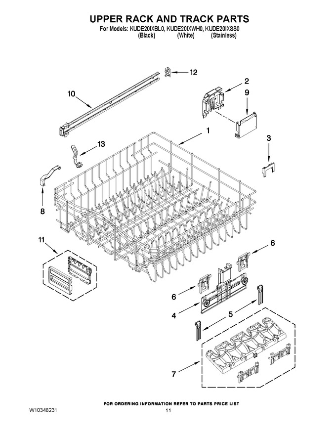 Diagram for KUDE20IXWH0