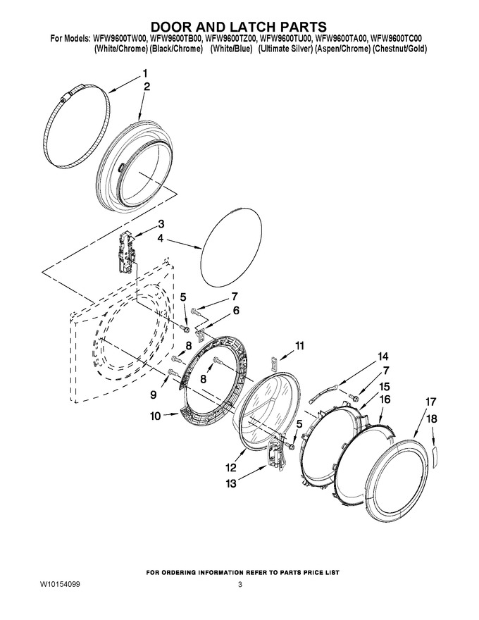 Diagram for WFW9600TC00