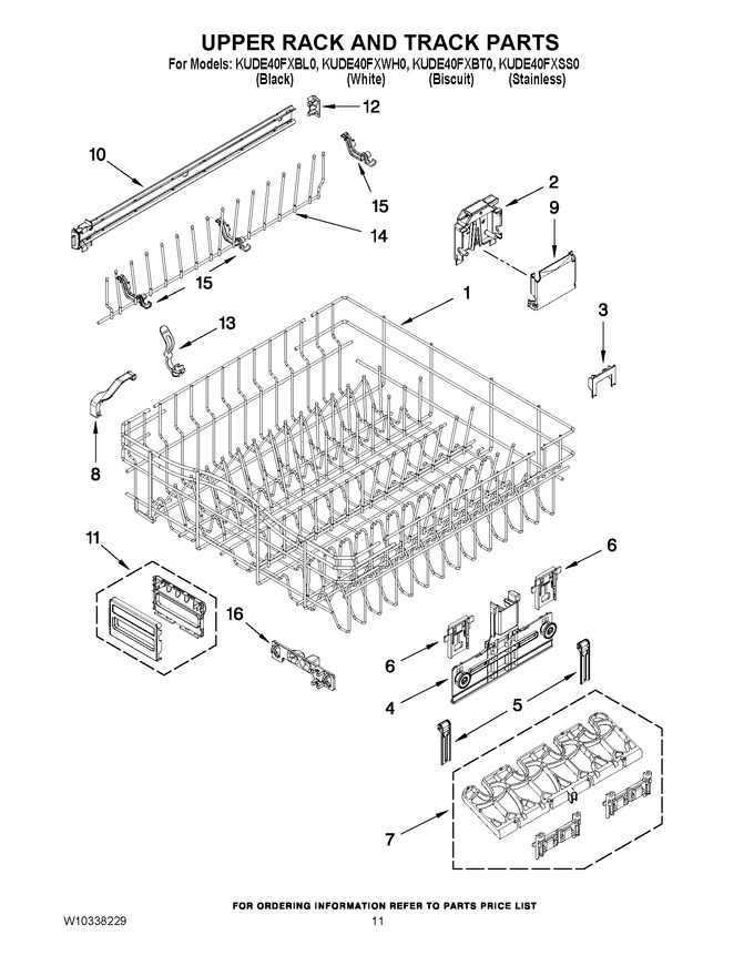 Diagram for KUDE40FXWH0