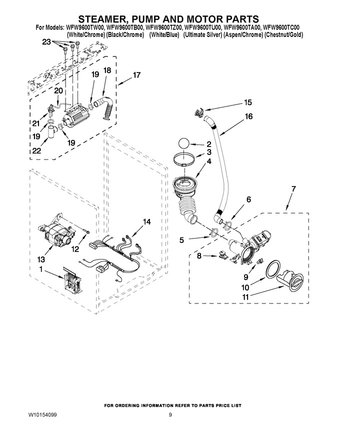 Diagram for WFW9600TW00
