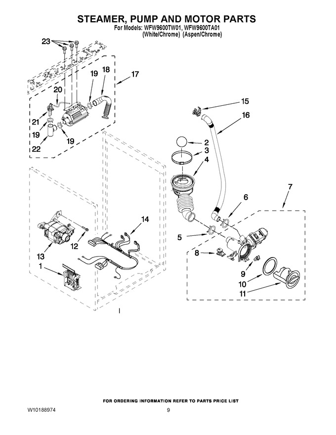 Diagram for WFW9600TA01