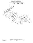 Diagram for 04 - Upper Door Parts