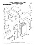 Diagram for 01 - Cabinet Liner And Door Parts