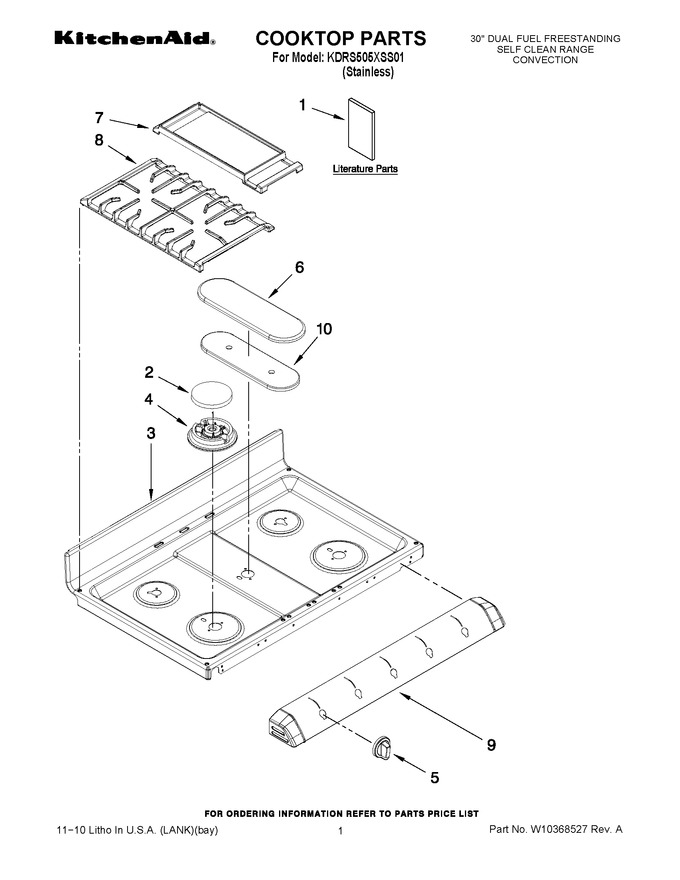 Diagram for KDRS505XSS01