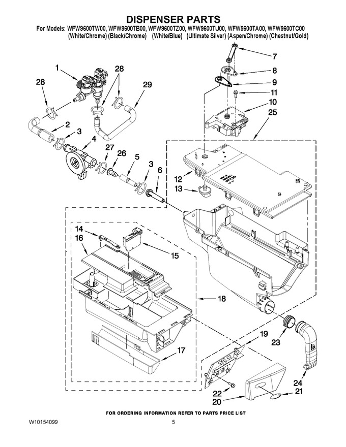 Diagram for WFW9600TW00