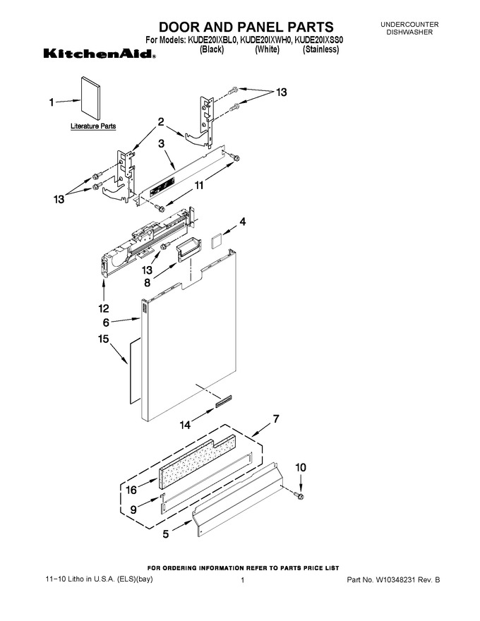 Diagram for KUDE20IXWH0