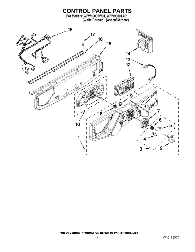 Diagram for WFW9600TA01