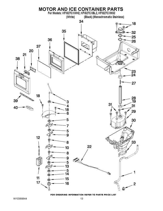 Diagram for KFIS27CXMS2