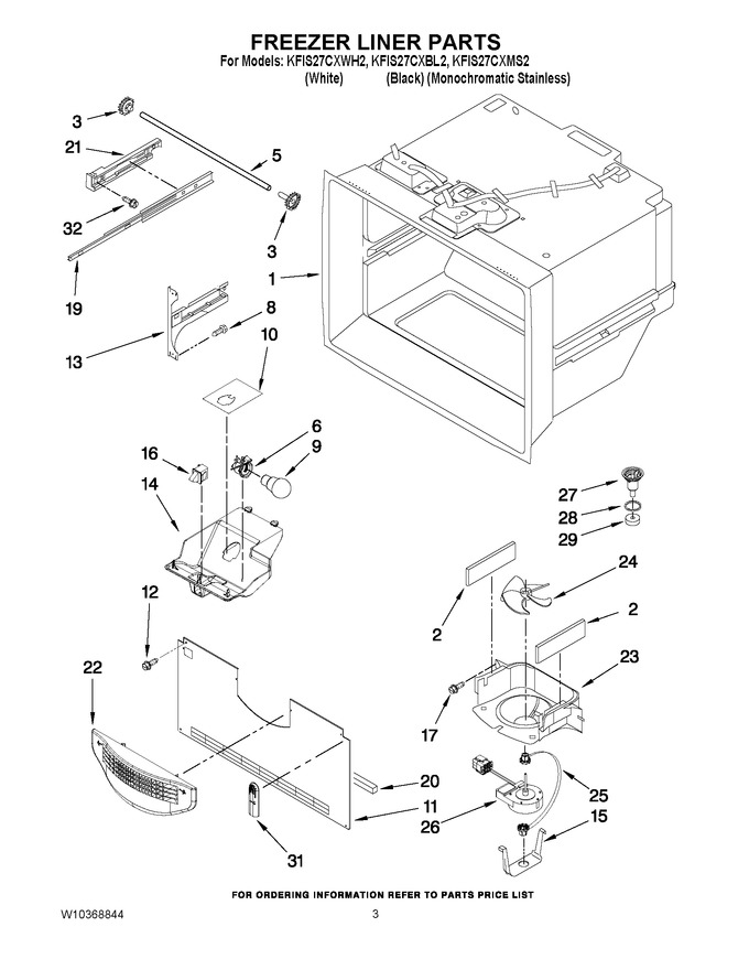 Diagram for KFIS27CXWH2