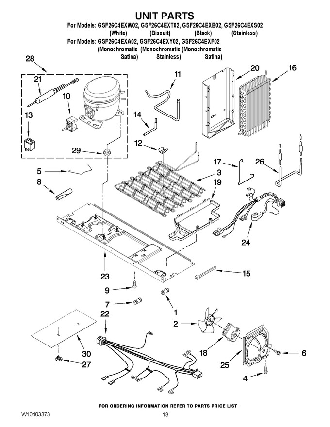 Diagram for GSF26C4EXB02