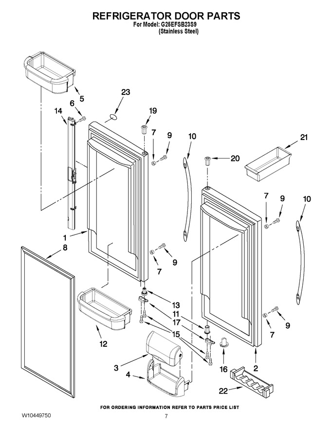Diagram for G25EFSB23S9