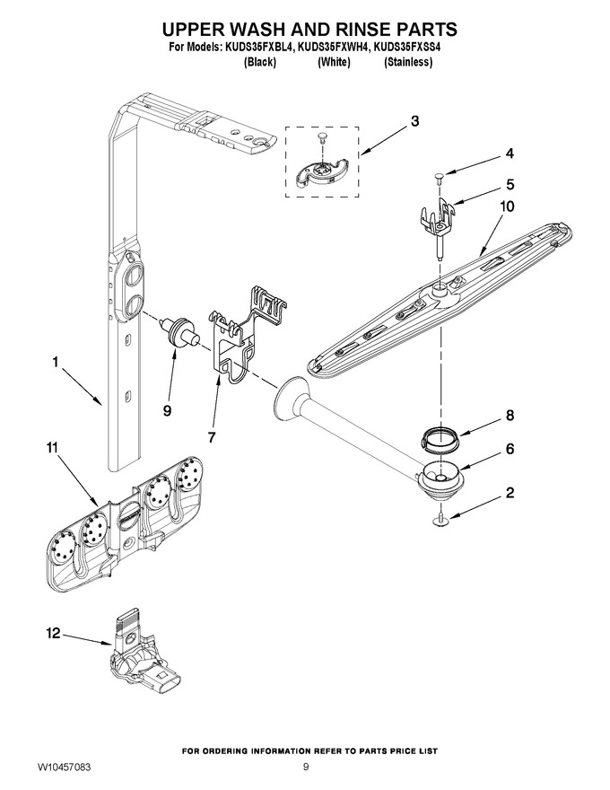 Diagram for KUDS35FXWH4