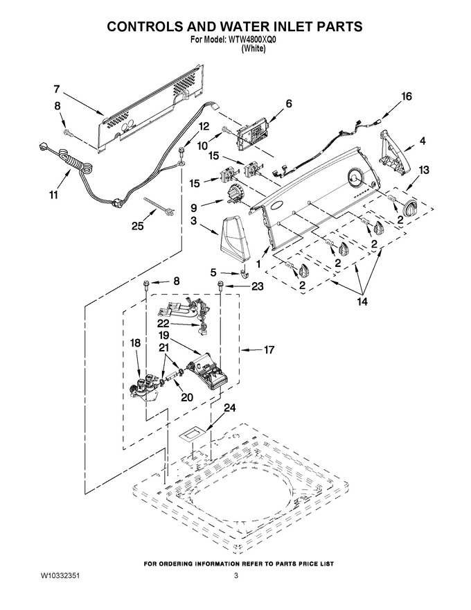 Diagram for WTW4800XQ0