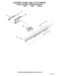 Diagram for 02 - Control Panel And Latch Parts