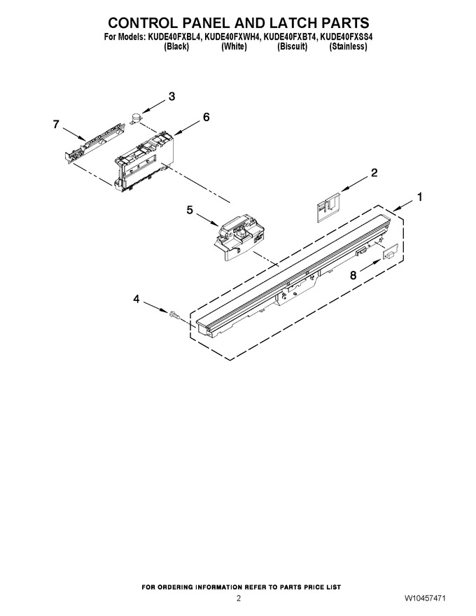 Diagram for KUDE40FXWH4