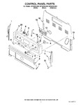 Diagram for 02 - Control Panel Parts