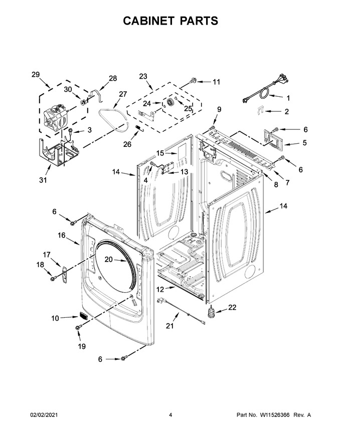 Diagram for YMED8630HW2