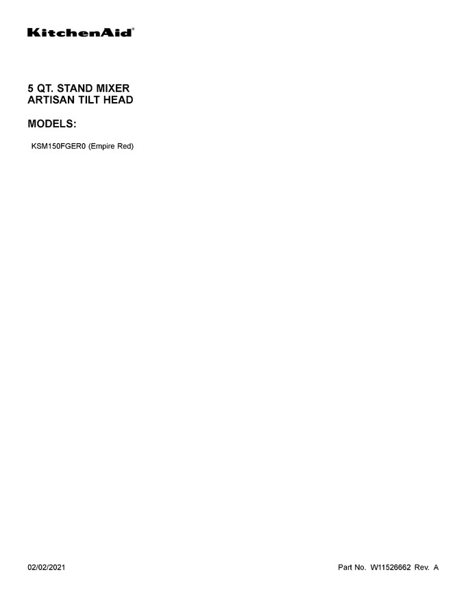 Diagram for KSM150FGER0