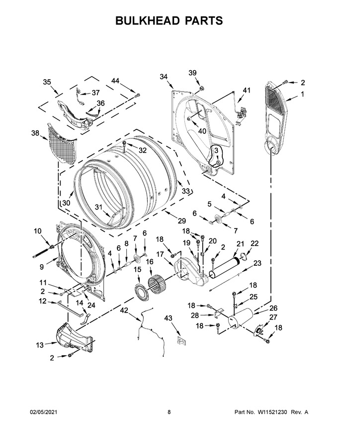 Diagram for WGD9620HBK2
